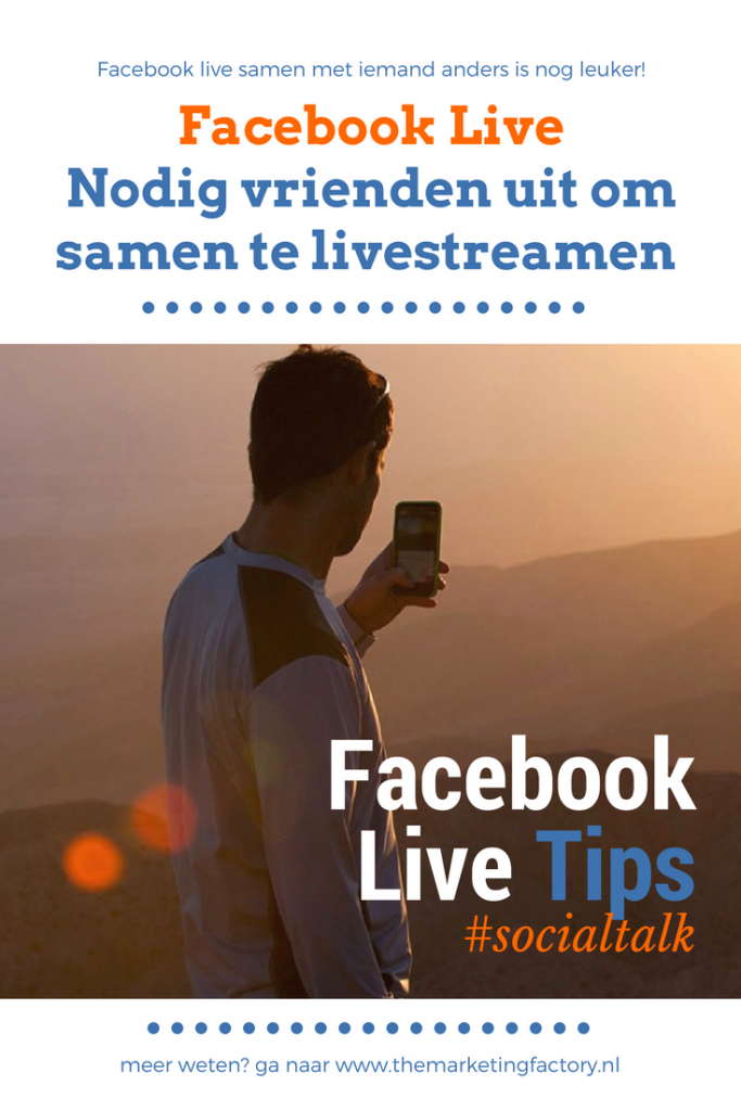 facebook live samen met anderen livestream doen